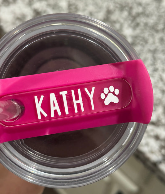 Name Plate with Paw Print