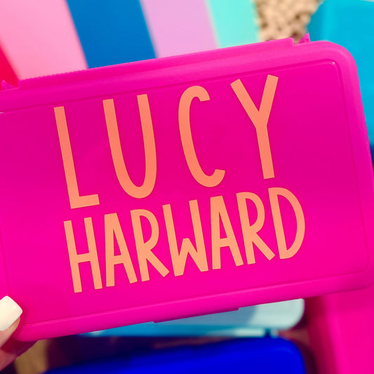 Pencil Boxes with Personalization